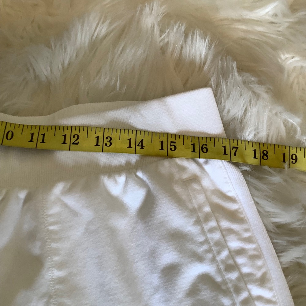 T by Talbots Women White Wide Leg Crop Pants XL Petite Cotton Modal Stretch XLp - Picture 6 of 16